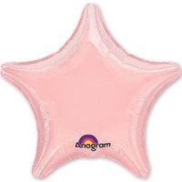 Шарик 18" звезда металлик Pink